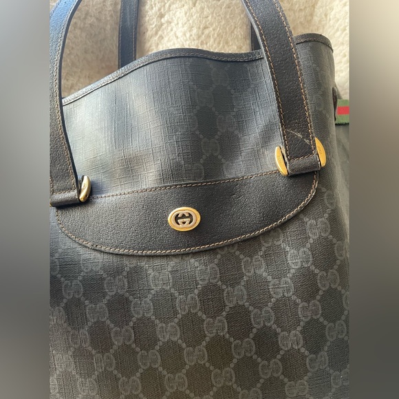 Gucci large Ophidia vintage tote bag - Picture 14 of 15